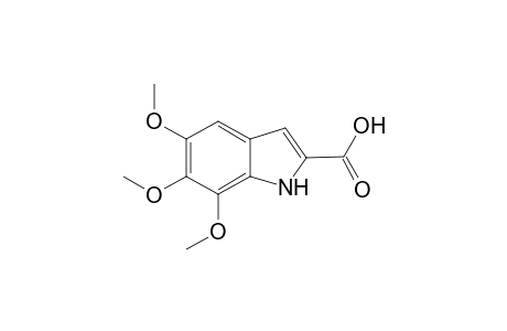 1H-Indole-2-carboxylic acid, 5,6,7-trimethoxy-