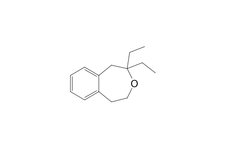 2,2-Diethyl-1,2,4,5-tetrahydro-3-benzoxepine