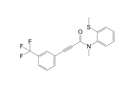 3-[3-(trifluoromethyl)phenyl]-N-methyl-N-[2-(methylthio)phenyl]propiolamide