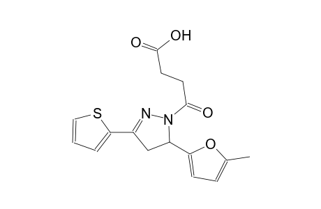 1H-pyrazole-1-butanoic acid, 4,5-dihydro-5-(5-methyl-2-furanyl)-gamma-oxo-3-(2-thienyl)-