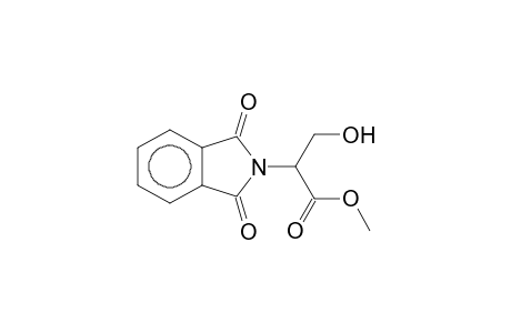 Propanoic acid, 2-(1,3-dioxo-2,3-dihydro-1H-2-isoindolyl)-3-hydroxy-, methyl ester