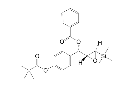 (1S,2R,3R)-4-(1-benzoyloxy-2,3-epoxy-3-trimethylsilylpropanyl]phenyl 2,2-dimethylpropanoate