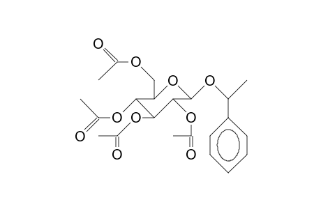 Tetra-O-acetyl-(1R)-1-phenylethyl-B-D-glucopyranoside