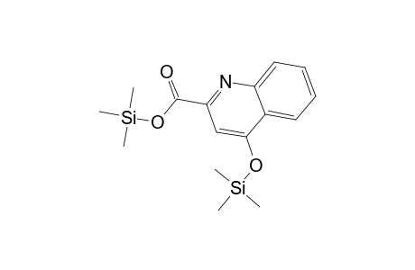 2-Quinolinecarboxylic acid, 4-[(trimethylsilyl)oxy]-, trimethylsilyl ester