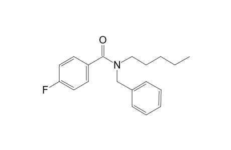 Benzamide, 4-fluoro-N-benzyl-N-pentyl-