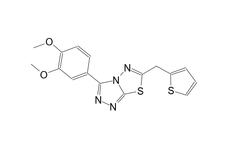 3-(3,4-dimethoxyphenyl)-6-(2-thienylmethyl)[1,2,4]triazolo[3,4-b][1,3,4]thiadiazole