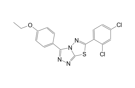 6-(2,4-dichlorophenyl)-3-(4-ethoxyphenyl)[1,2,4]triazolo[3,4-b][1,3,4]thiadiazole