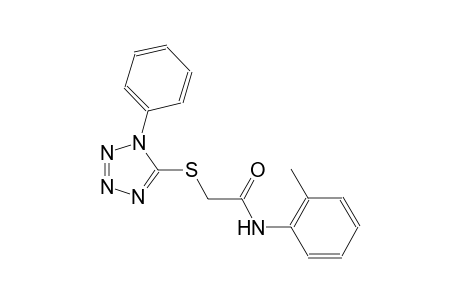 N-(2-methylphenyl)-2-[(1-phenyl-1H-tetraazol-5-yl)sulfanyl]acetamide