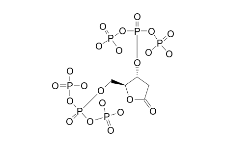 3,4-TRANS-(ERYTHRO)-3,5-BIS-(TRIPOLYPHOSPHATE)-4-PENTANOLIDE;2-DEOXY-D-RIBONO-3,5-BIS-(TRIPOLYPHOSPHATE)-1,4-LACTONE