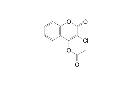4-Acetoxy-3-chlorochromen-2-one