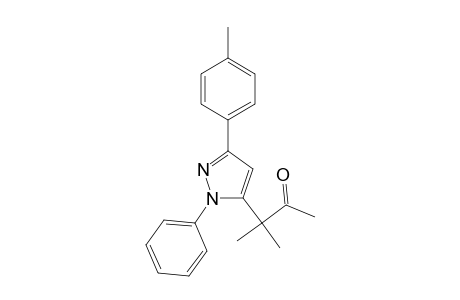 3-methyl-3-[2-phenyl-5-(p-tolyl)pyrazol-3-yl]butan-2-one