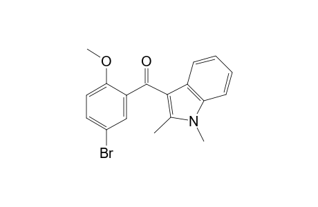 (5-Bromo-2-methoxyphenyl)(1,2-dimethyl-1H-indol-3-yl)methanone