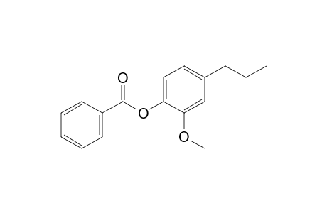 benzoic acid, 2-methoxy-4-propylphenyl ester