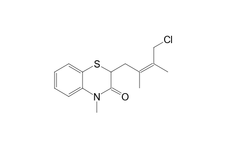 2-[(Z)-4-Chloro-2,3-dimethyl-2-butenyl]-4-methyl-2H-1,4-benzothiazin-3(4H)-one