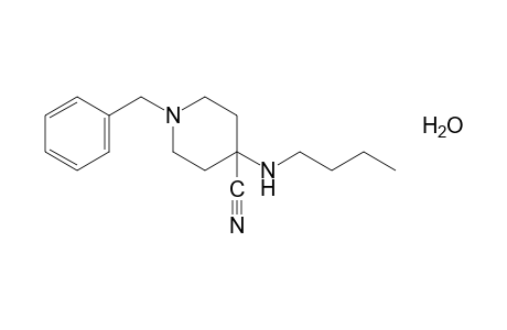 1-benzyl-4-(butylamino)isonipecotonitrile, hydrate