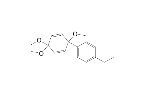 Benzene, 1-ethyl-4-(1,4,4-trimethoxy-2,5-cyclohexadien-1-yl)-