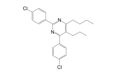 4-butyl-2,6-bis(4-chlorophenyl)-5-propylpyrimidine