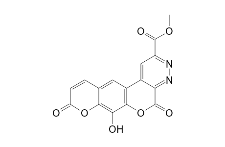 Methyl 7-hydroxy-5,9-dioxo-5H,9H-6,8-dioxa-3,4-diazabenzo[a]anthracene-2-carboxylate