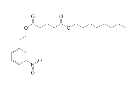 Glutaric acid, 3-nitrophenethyl octyl ester