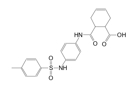 6-[(4-{[(4-methylphenyl)sulfonyl]amino}anilino)carbonyl]-3-cyclohexene-1-carboxylic acid
