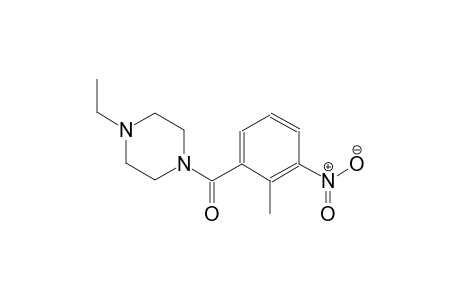 1-ethyl-4-(2-methyl-3-nitrobenzoyl)piperazine