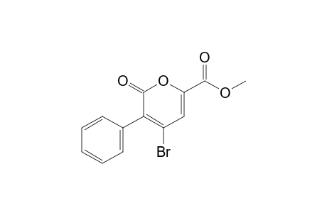 4-Bromo-6-oxo-5-phenyl-6H-pyran-2-carboxylic acid methyl ester
