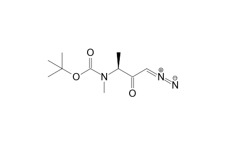 3-[(t-Butoxycarbonyl)methylamino]-1-diazo-2-butanone