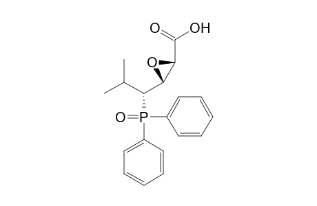 (2S,3S,4R)-4-Diphenylphosphinoyl-2,3-epoxy-5-methylhexanoic acid