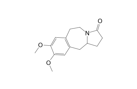 1,2,5,6,11,11a-Hexhydro-8,9-dimethoxy-3H-pyrrolo[2,1-b][3]benzazepin-3-one