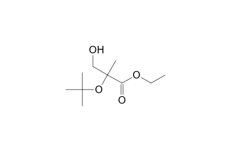 Propanoic acid, 2-(1,1-dimethylethoxy)-3-hydroxy-2-methyl-, ethyl ester
