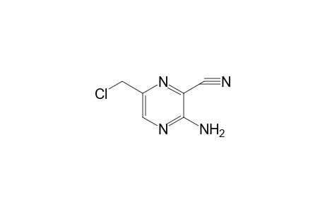 3-Amino-6-(chloromethyl)-2-pyrazinecarbonitrile