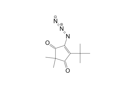 4-Cyclopentene-1,3-dione, 4-azido-5-(1,1-dimethylethyl)-2,2-dimethyl-
