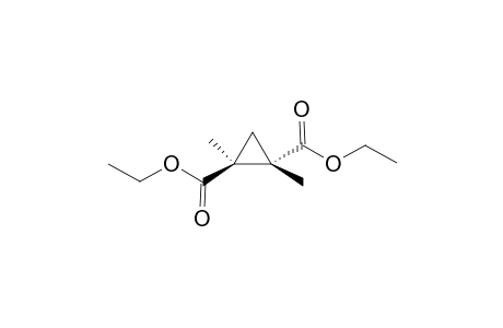 trans-diethyl 1,2-dimethylcyclopropane-1,2-dicarboxylate