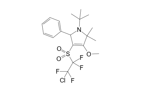 1-Tert-Butyl-4-(2-chloro-1,1,2,2-tetrafluoroethanesulfonyl)-3-methoxy-2,2-dimethyl-5-phenyl-2,5-dihydro-1H-pyrrole