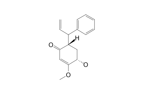 (4S,6S)-4-hydroxy-3-methoxy-6-(1-phenylprop-2-enyl)cyclohex-2-en-1-one