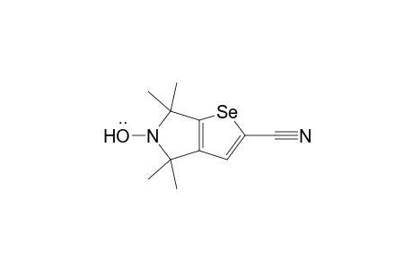 2-Cyano-4,4,6,6-tetramethyl-5,6-dihydro-4H-selenolo[2,3-c]pyrrol-5-yloxyl Radical