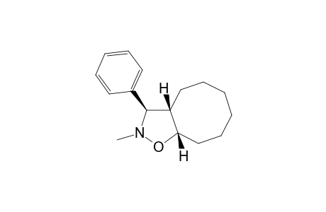 (3R,3aS,9aS)-2-Methyl-3-phenyl-decahydro-cycloocta[d]isoxazole
