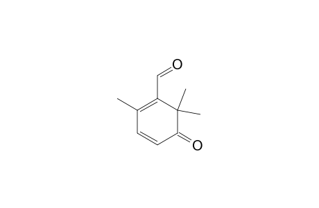 2,6,6-trimethyl-5-oxo-cyclohexa-1,3-diene-1-carboxaldehyde