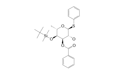 PHENYL-3-O-BENZOYL-4-O-TERT.-BUTYLDIMETHYLSILYL-6-DEOXY-1-THIO-ALPHA-L-ALTROPYRANOSIDE