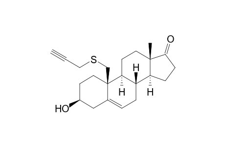 Androst-5-en-17-one, 3-hydroxy-19-(2-propynylthio)-, (3.beta.)-