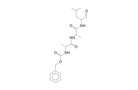 (s)-Alanyl-(s)-valinal, N-[benzyloxycarbonyl-(R)-alanyl]-