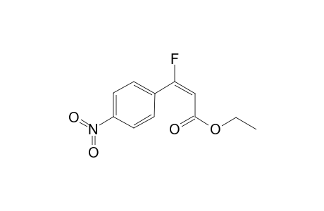 (E)-3-fluoro-3-(4-nitrophenyl)-2-propenoic acid ethyl ester