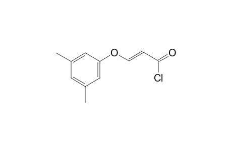 (E)-3-(3,5-dimethylphenoxy)acryloyl chloride