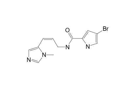 4-bromo-N-[(Z)-3-(3-methylimidazol-4-yl)prop-2-enyl]-1H-pyrrole-2-carboxamide