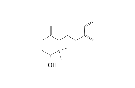 (1R,3S)-2,2-Dimethyl-4-methylene-3-(3-methylene-pent-4-enyl)-cyclohexanol