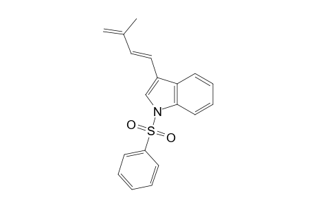 1-(benzenesulfonyl)-3-[(1E)-3-methylbuta-1,3-dienyl]indole