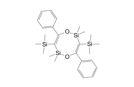 2,2,6,6-TETRAMETHYL-4,8-DIPHENYL-3,7-BIS-(TRIMETHYLSILYL)-1,5-DIOXA-2,6-DISILA-3,7-CYCLOOCTADIENE