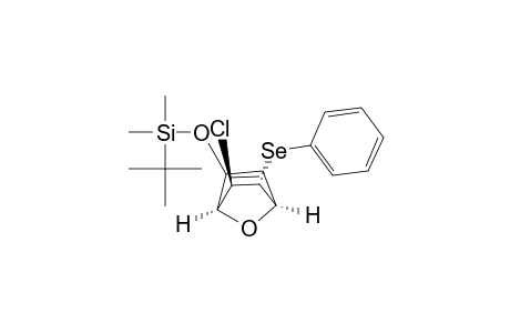 tert-Butyl-[[(1R,2R,3R,4S)-3-chloranyl-2-phenylselanyl-7-oxabicyclo[2.2.1]hept-5-en-5-yl]oxy]-dimethyl-silane
