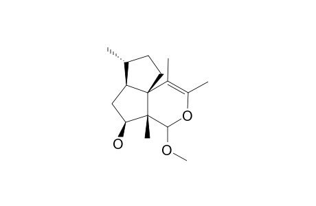 (1S,6S,7S,9S,10R)-5-METHOXY-2,3,6,10-TETRAMETHYL-4-OXATRICYCLO-[7.3.0.0(1.6)]-DODEC-2-EN-7-OL