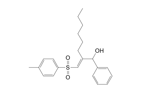 (2E)-1-phenyl-2-(p-tolylsulfonylmethylene)octan-1-ol